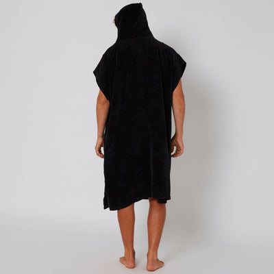 OCEAN & EARTH Corp Hooded Poncho - Black