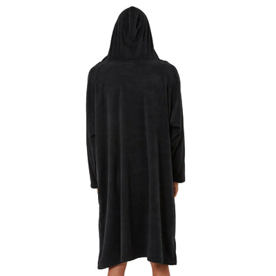 OCEAN AND EARTH Surf Essential LS Poncho - Dull Black