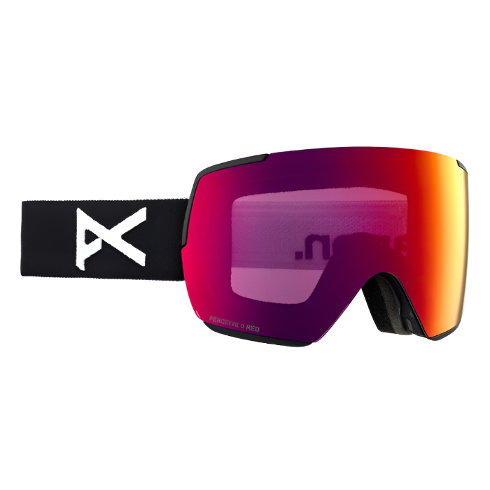 ANON M5S goggles - Black w/ Perceive Sunny Red