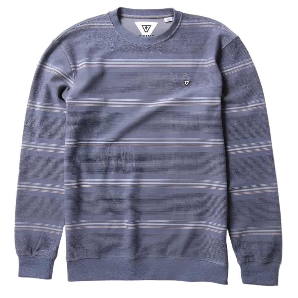 VISSLA Fuel Up Crew Fleece - Dark Denim
