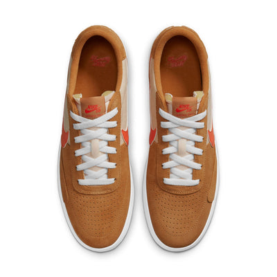 Nike SB Heritage Vulc shoes - Flax/Oatmeal/White/College Orange