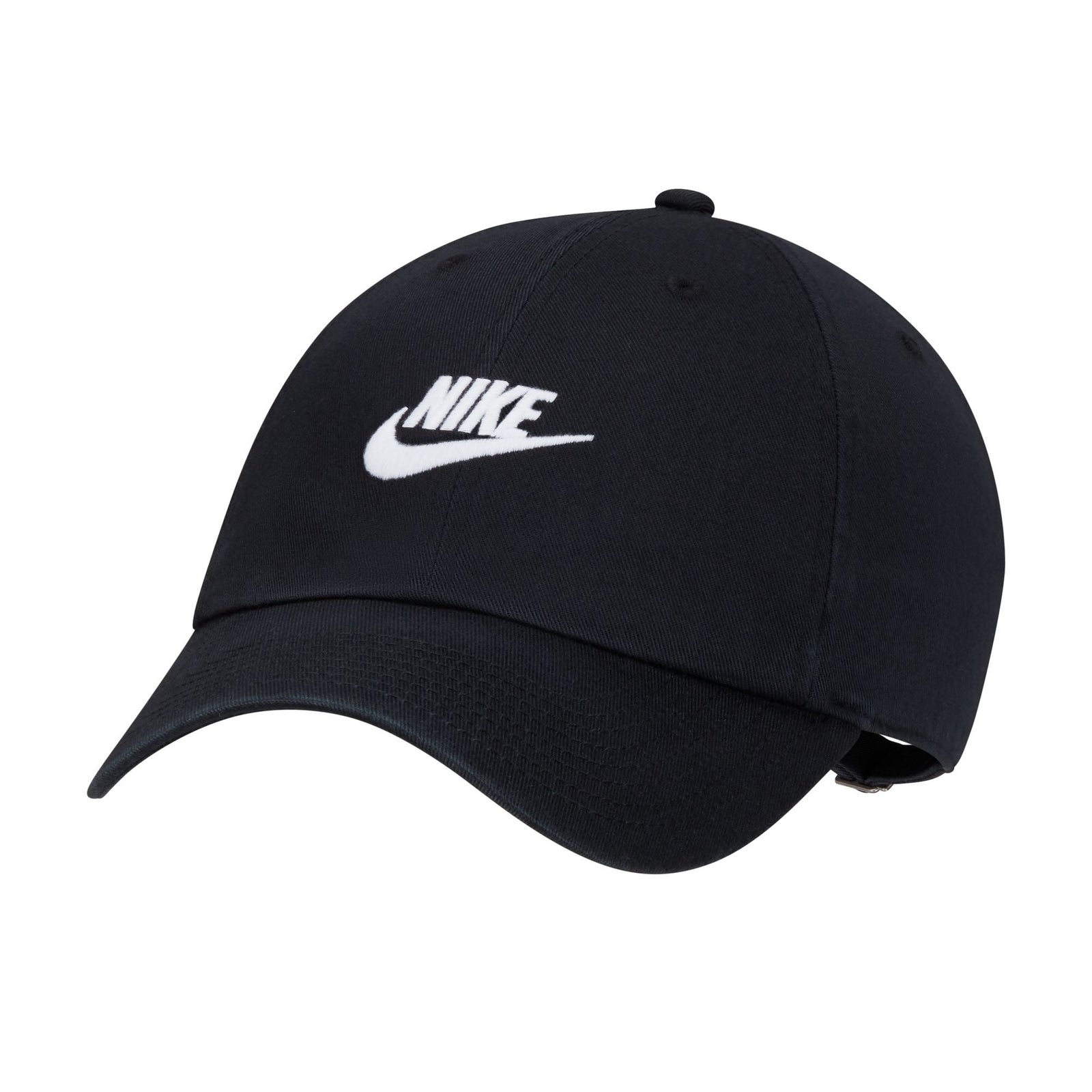 Nike Club Black Futura Wash Strapback Cap