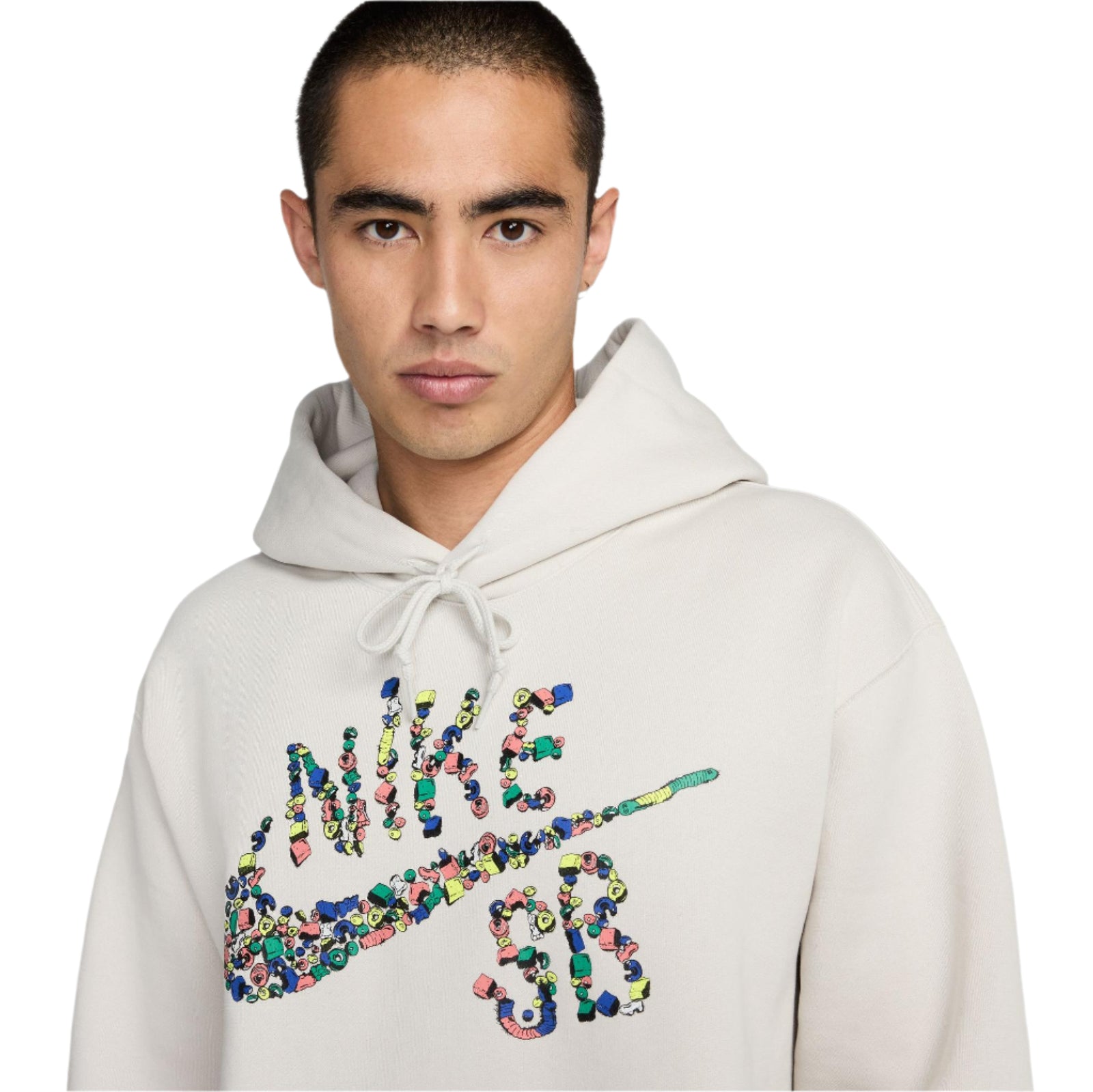 Nike SB Sugar High Fleece Pullover Hoodie Light Bone