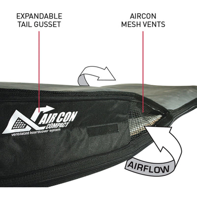 Ocean & Earth Aircon Longboard Board Cover - Silver