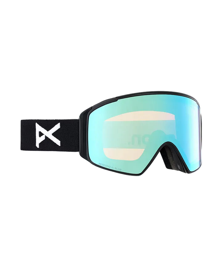 ANON M4S Cylindrical LB goggles - Black w/ Variable Blue