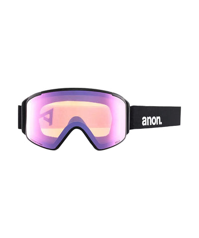 ANON M4S Cylindrical LB goggles - Black w/ Variable Blue