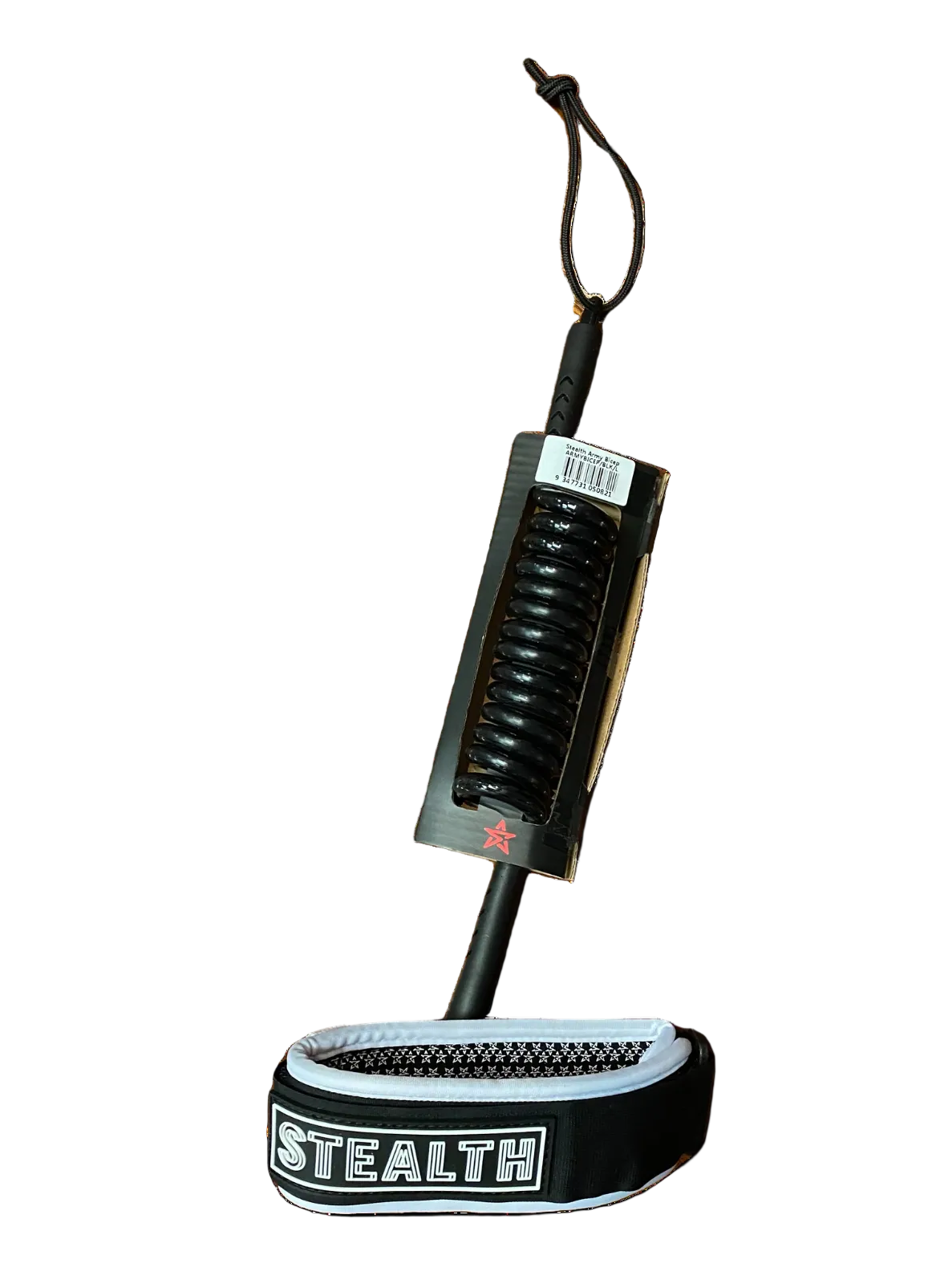 Stealth Army Bicep Leash - Black Ice Blue