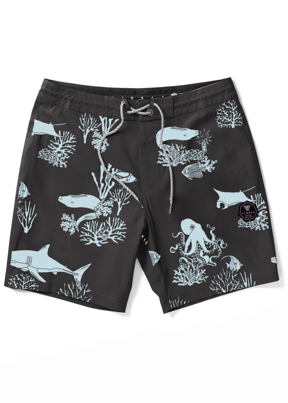 VISSLA Mega Lab 17 boardshort - Boys - Phantom