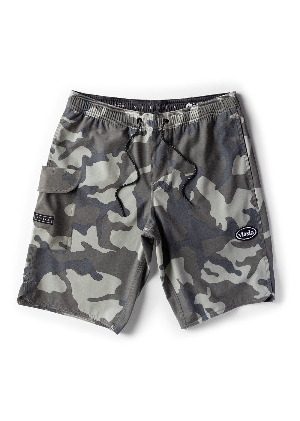 VISSLA Long Sets 18" Ecolastic Boardshort - Boys - Camo