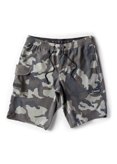 VISSLA Long Sets 18" Ecolastic Boardshort - Boys - Camo
