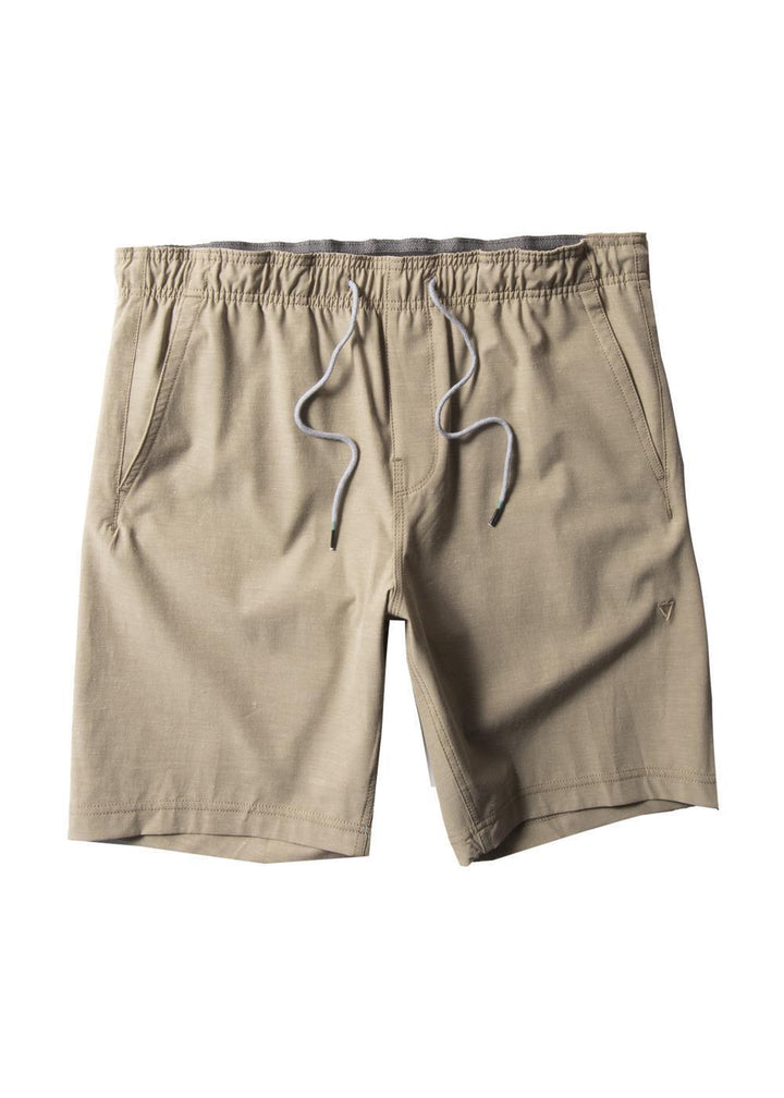 VISSLA Hemp No See Ums Eco elastic walkshorts 17 - Boys - Khaki
