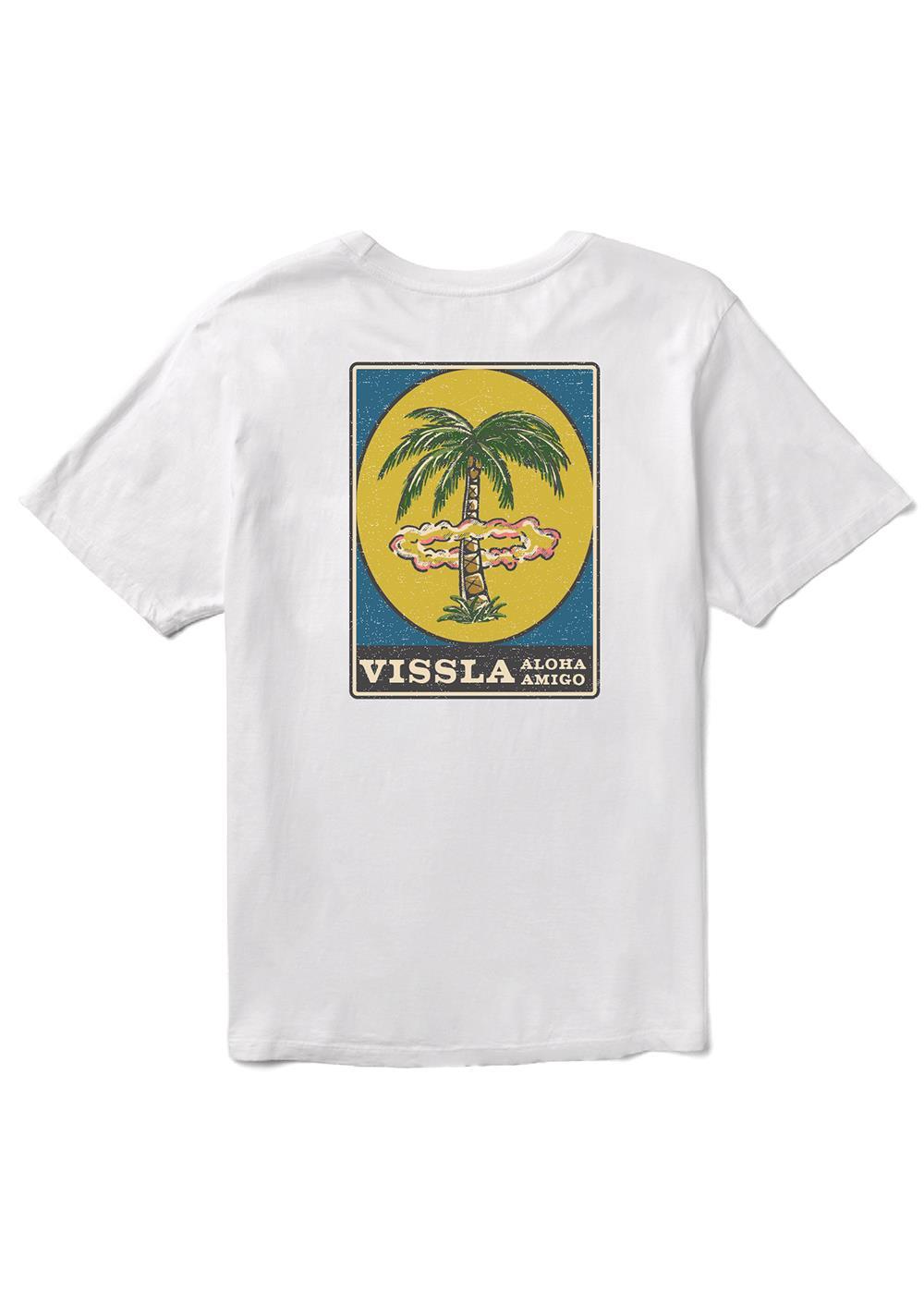 VISSLA Atomic Palms Organic Blens SS tee - Boys - White