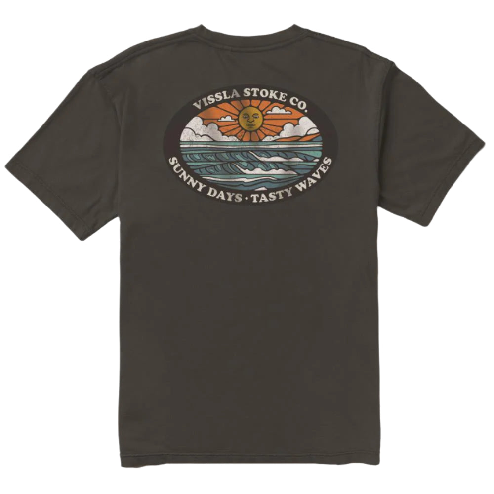 VISSLA Tasty Waves Organic tee - Black