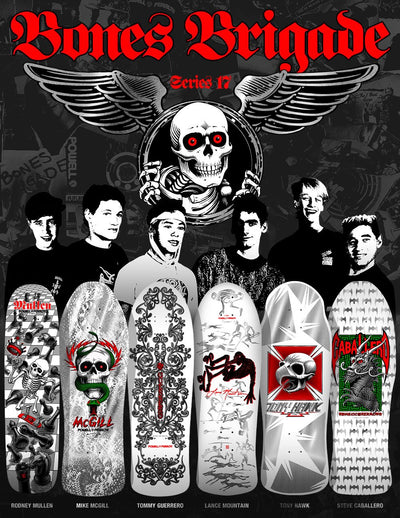 POWELL PERALTA Bones Brigade Series 17 reissue skateboard deck - Caballero