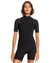 Roxy Swell Series Short Sleeve 2.0 FZ QLCK Spring Suit - Black