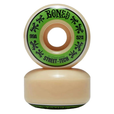 BONES Street-Tech V1 99A 52mm Wheels - Green