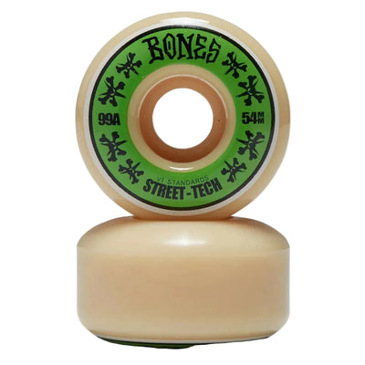 BONES Street-Tech V1 99A 54mm Wheels - Green