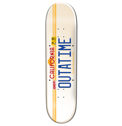 MADRID x Back to the Future Outatime skateboard deck - 8.0