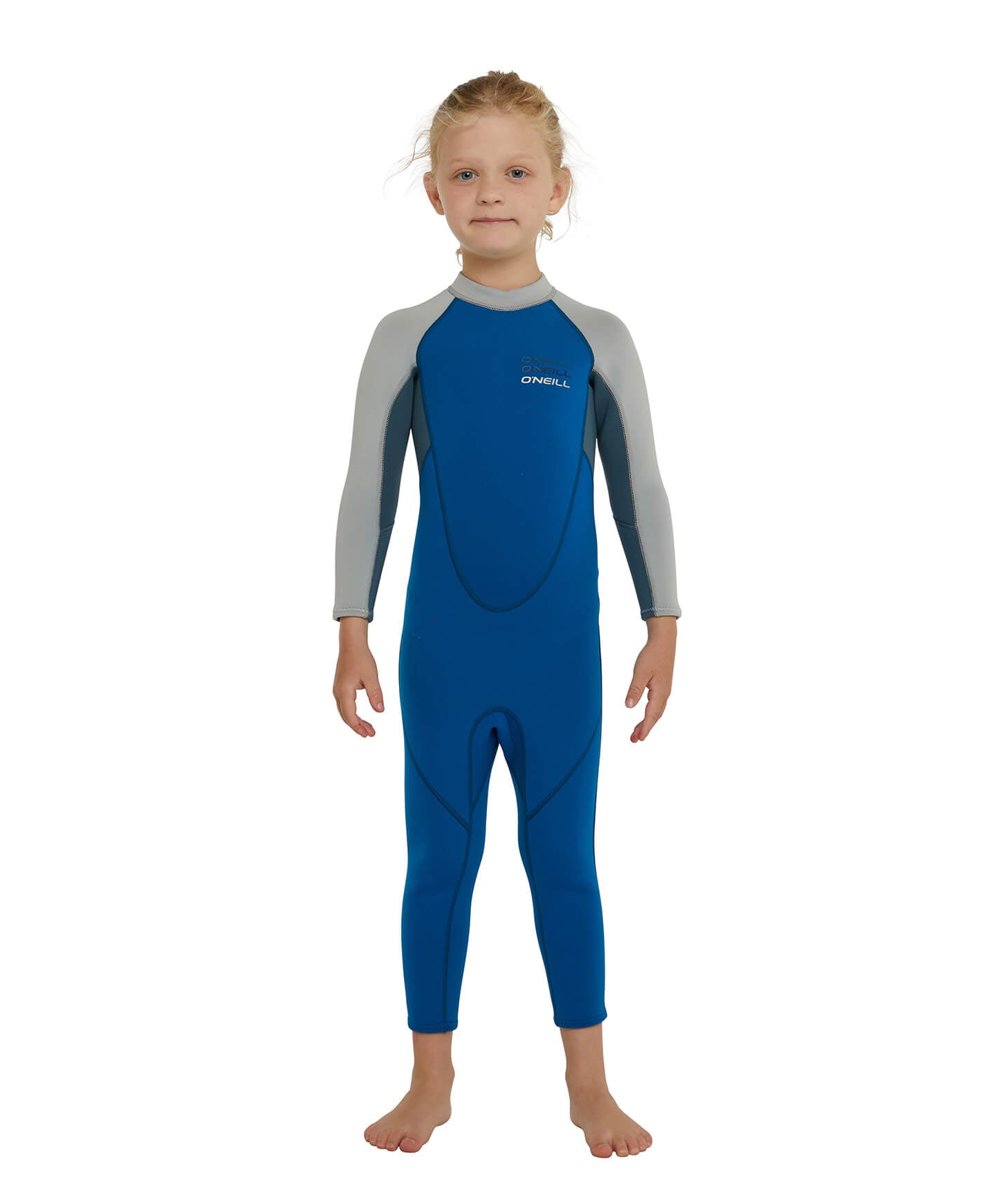 ONeill Reactor Toddler Boys Full 2mm Wetsuit - UltraBlu/Cadet/Cgrey