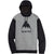 BURTON Oak pullover hoodie Grey Heather/True Black - Mens