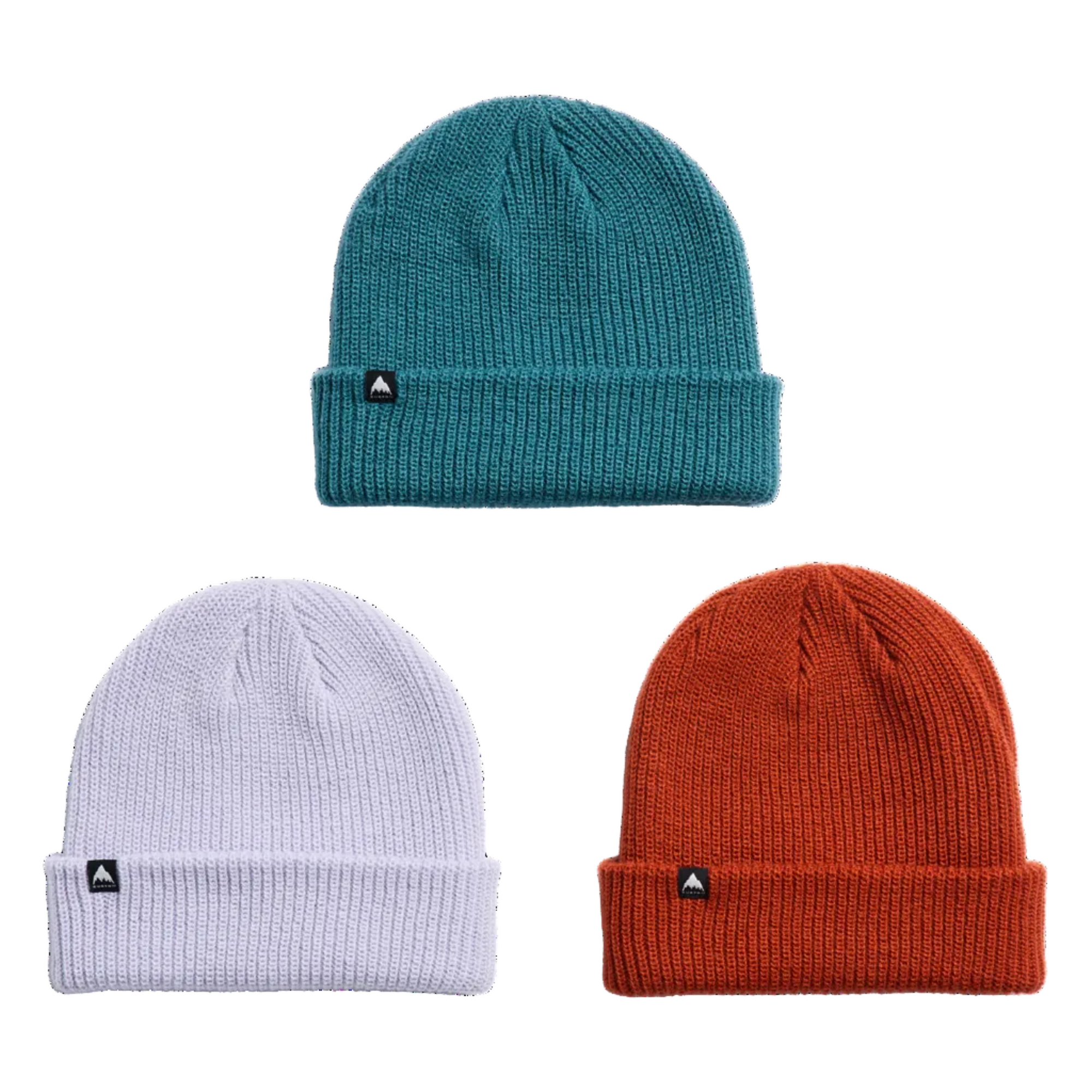 BURTON DND Beanie 3 Pack - Atlantic Teal/Spiced Chai/Moondust Purple