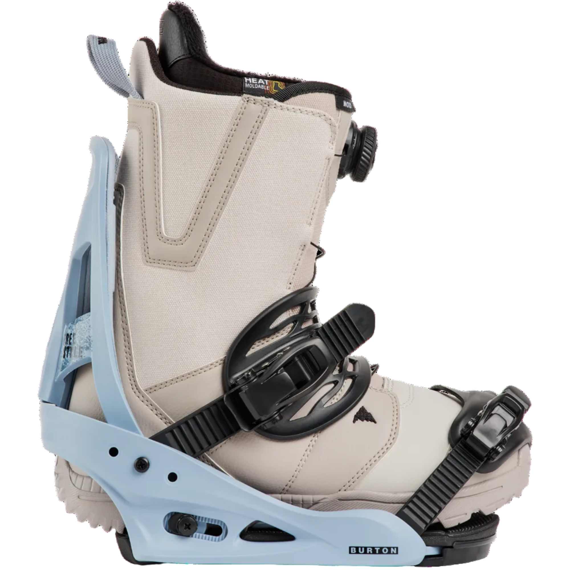 BURTON Freestyle Re:Flex snowboard bindings - Mens - Airstream Blue