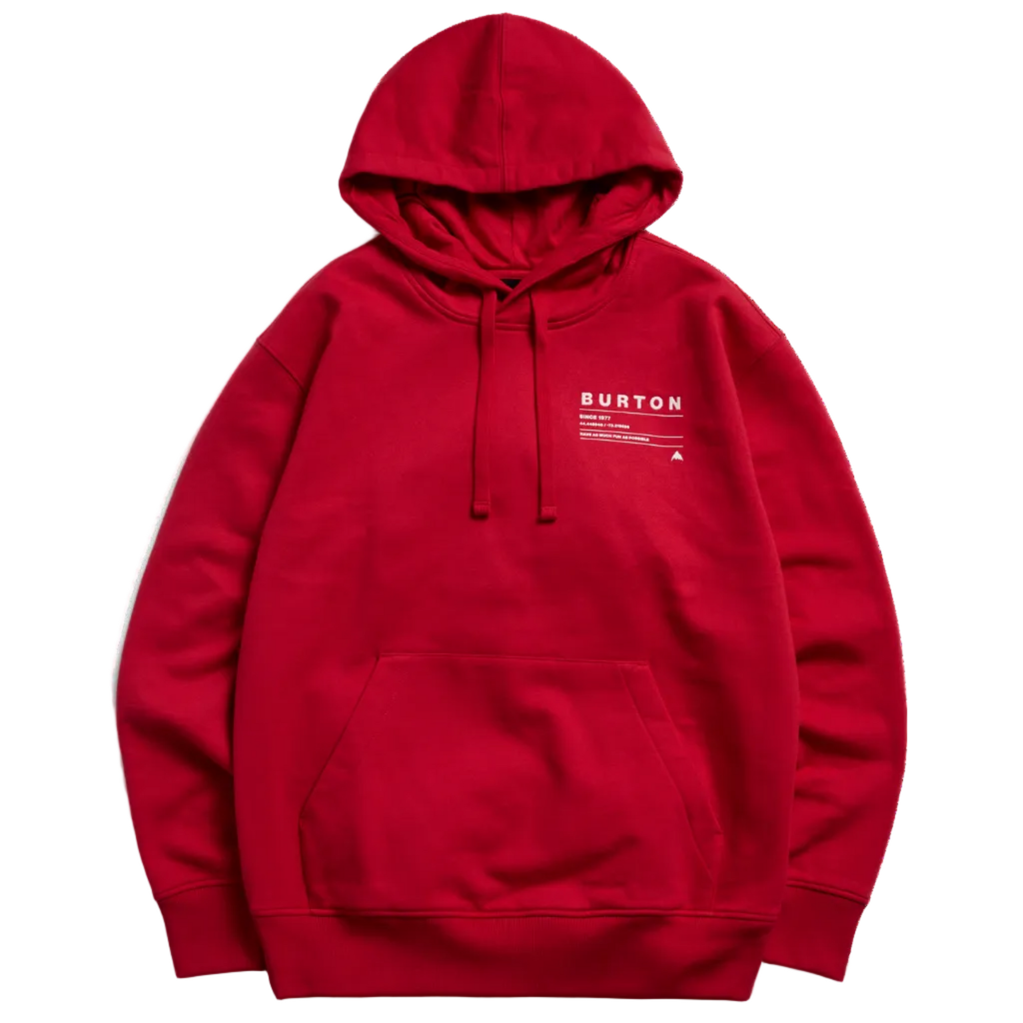 BURTON Moretown Pullover Hoodie - Geranium Red