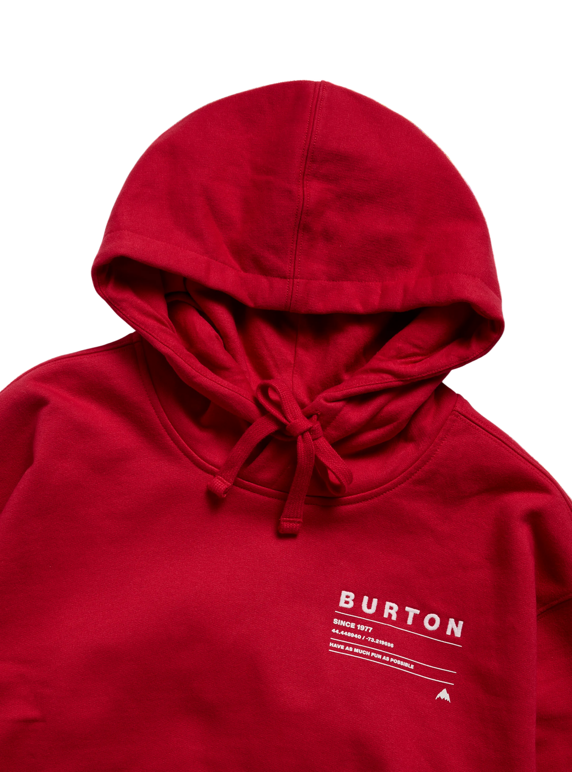 BURTON Moretown Pullover Hoodie - Geranium Red