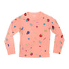 LE BENT Confetti Midweight raglan thermal top - Kids - Candy