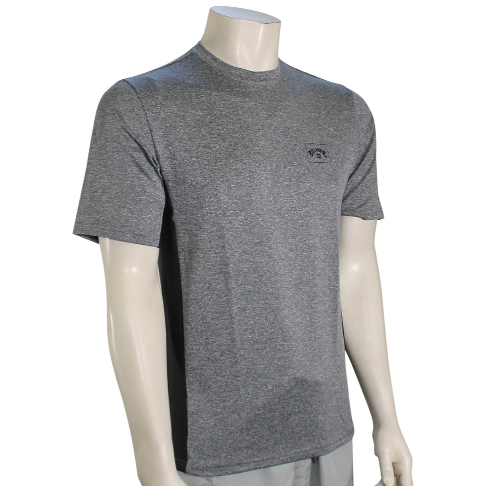 Billabong Arch Fill LF SS Rashshirt - Dark Grey Heather