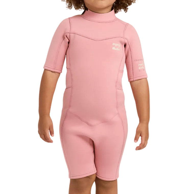 BILLABONG 202 Toddler Girls Absolute FL BZ SS Spring Suit - French Rose