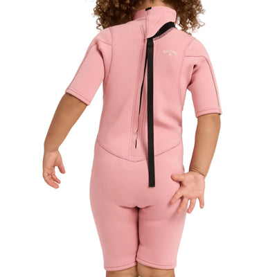 BILLABONG 202 Toddler Girls Absolute FL BZ SS Spring Suit - French Rose