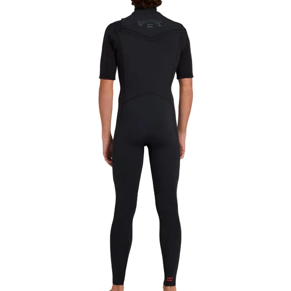Billabong Absolute Ultra Chest Zip 2/2 Short Sleeve Full Wetsuit Mens - Black
