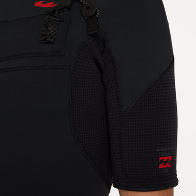 Billabong Absolute Ultra Chest Zip 2/2 Short Sleeve Full Wetsuit Mens - Black
