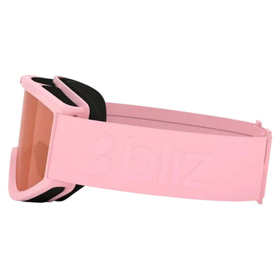 BLIZ Pixie Jnr goggles - Matte Pink w/ Orange