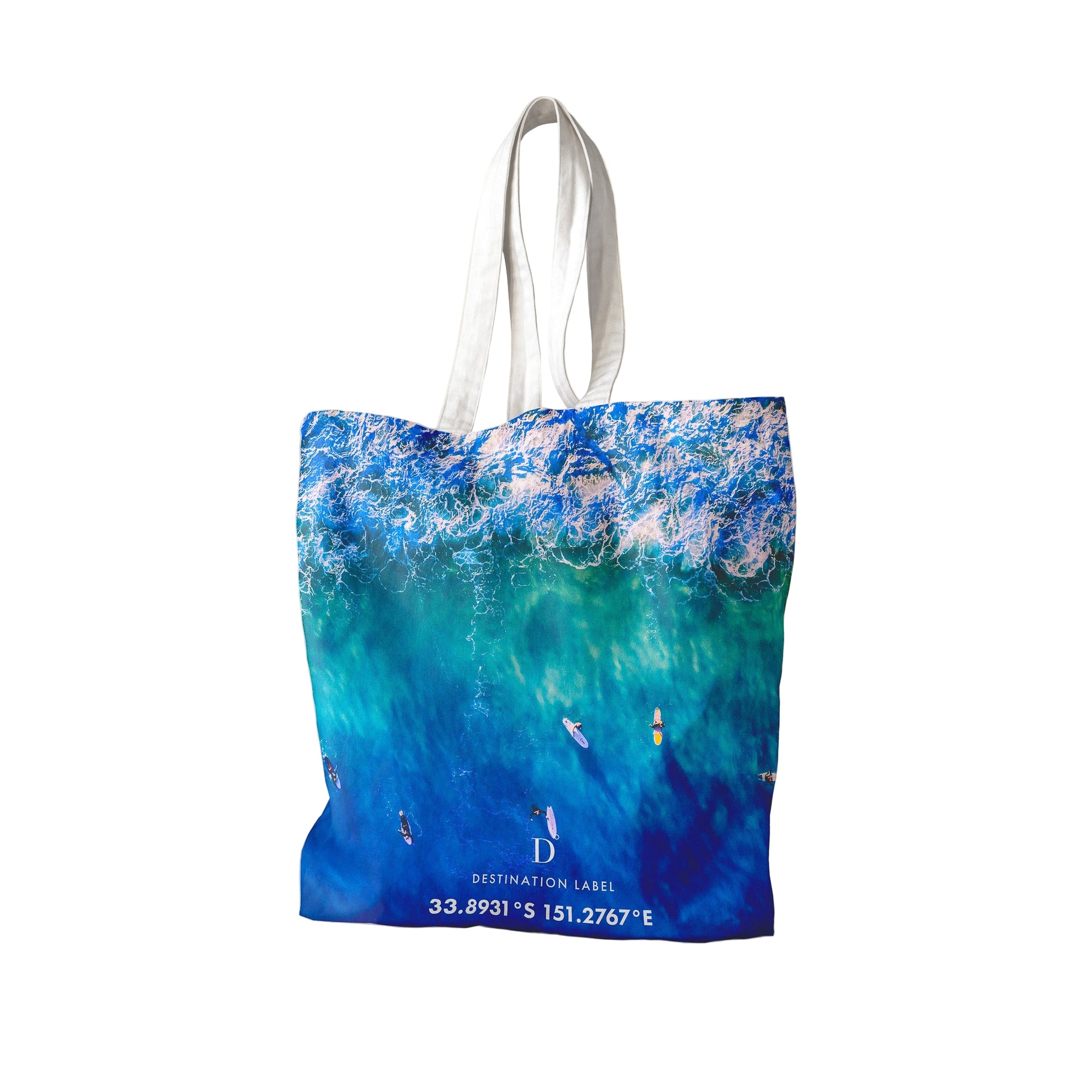 Destination Tote Bag- Blue Boards