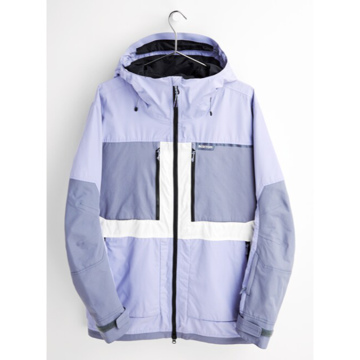 Burton Frostner Jacket Mens - Foxglove/Gray/Stout White