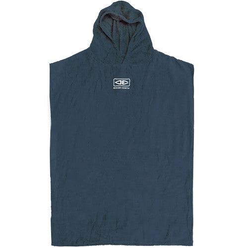 OCEAN & EARTH Lightweight Hooded Poncho - Navy