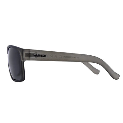 CARVE Vendetta Sunglass - Matte Translucent Gray  w/ Gray Lens Polarized