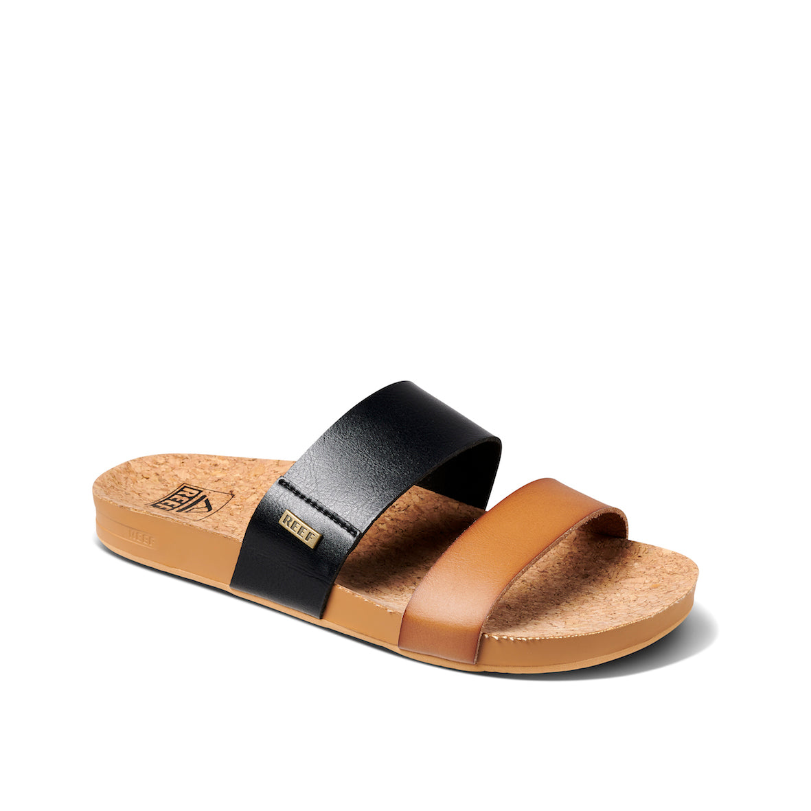 REEF Cushion Vista sandals - Womens - Cognac Black