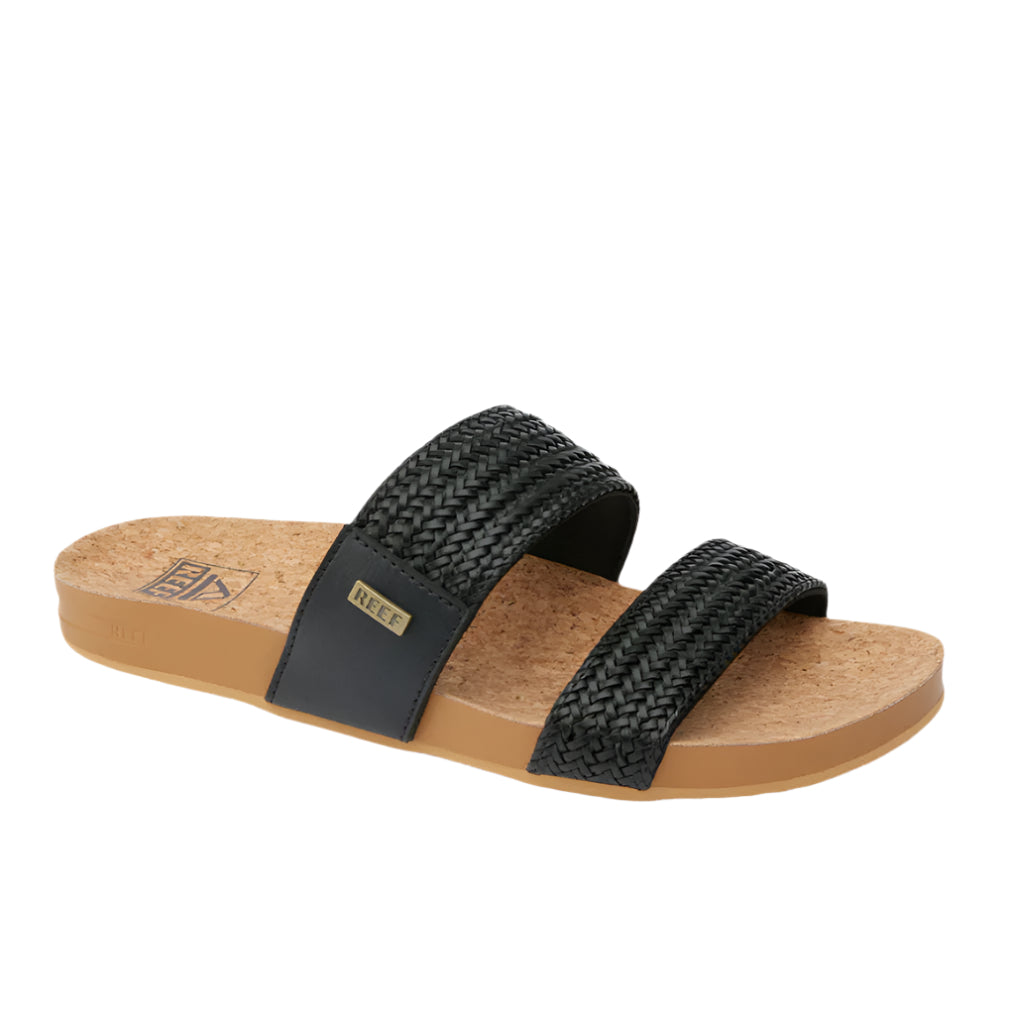 REEF Vista Braid 2 sandals - Womens - Black/Tan