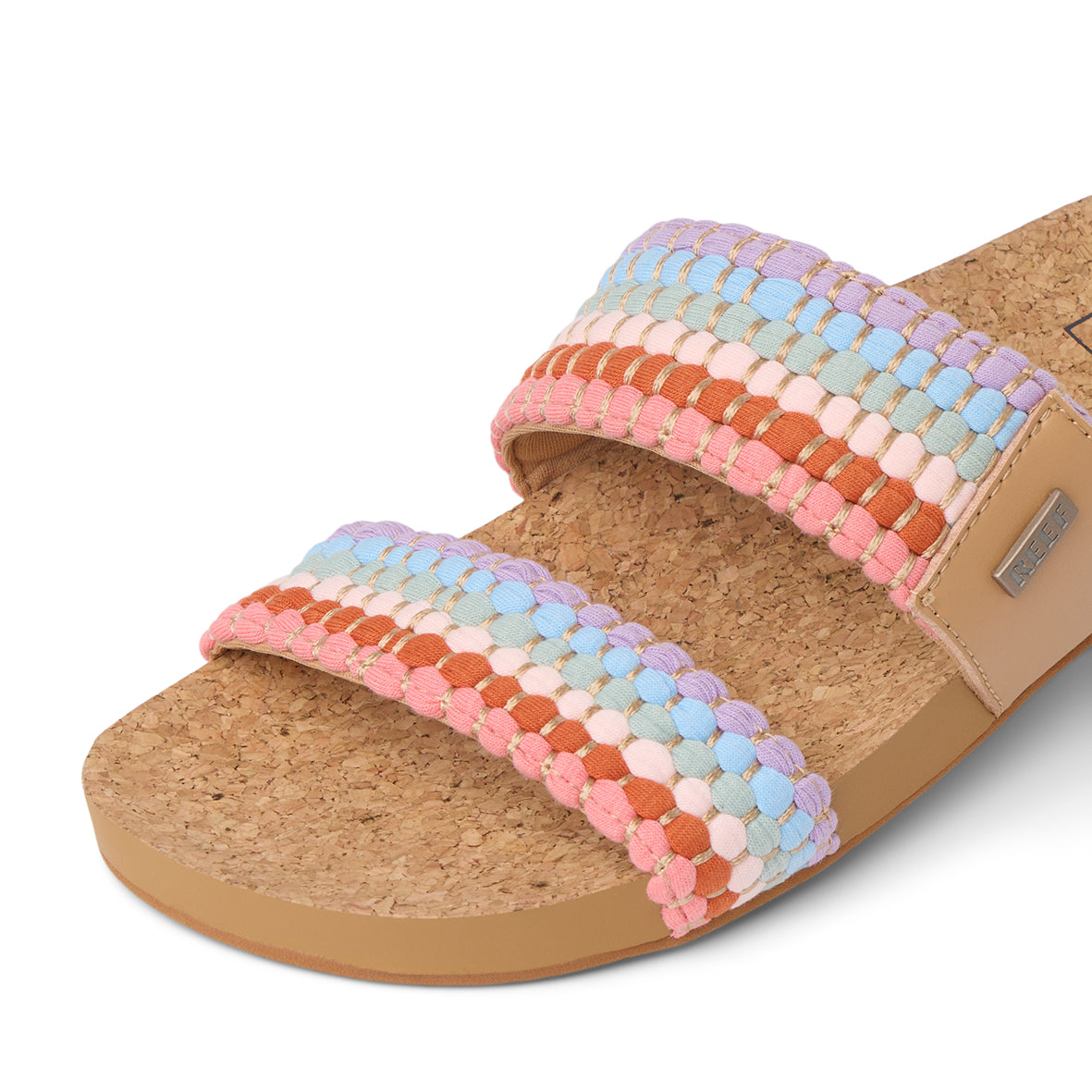 Reef Cushion Vista Cork Womens Sandal - Multi Textile MLT