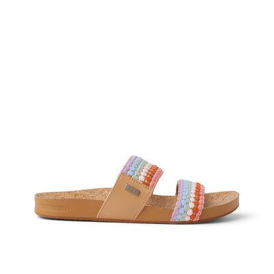 Reef Cushion Vista Cork Womens Sandal - Multi Textile MLT