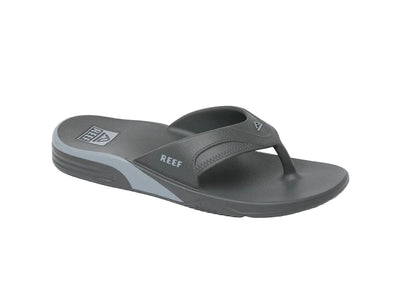 REEF Fanning H20 Thong - Mens - Black/Silver