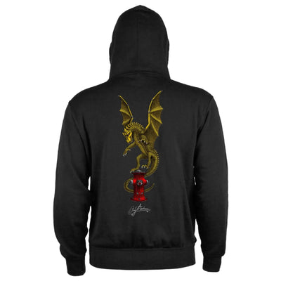 POWELL PERALTA Anderson Hydrant zip hoodie - Black