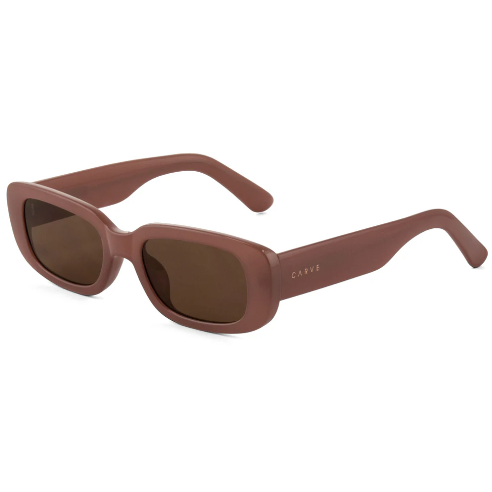 Carve Lizbeth Sunglass - Gloss Translucent Nude Brown