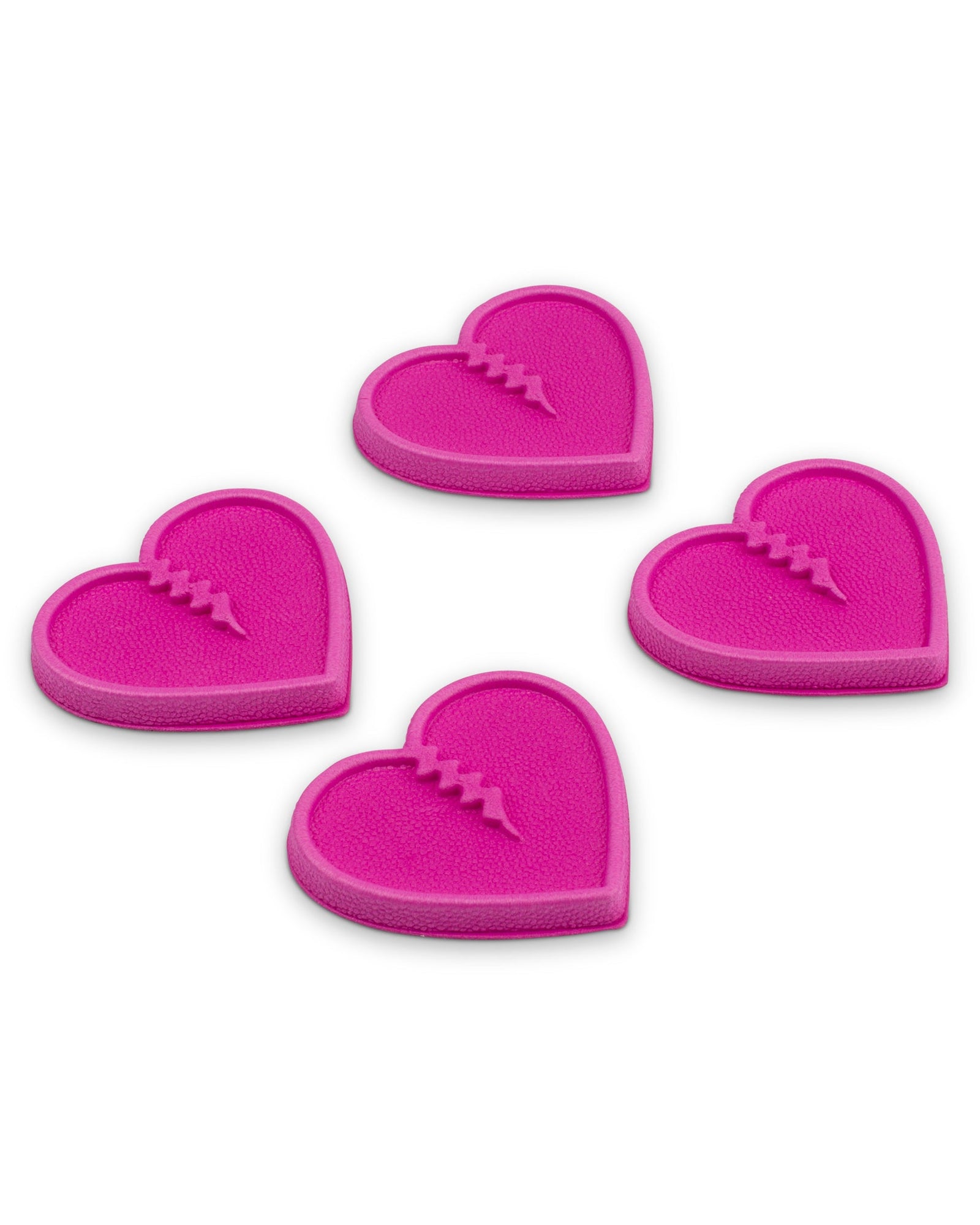 CRAB GRAB Mini Hearts 4 pack - Hot Pink
