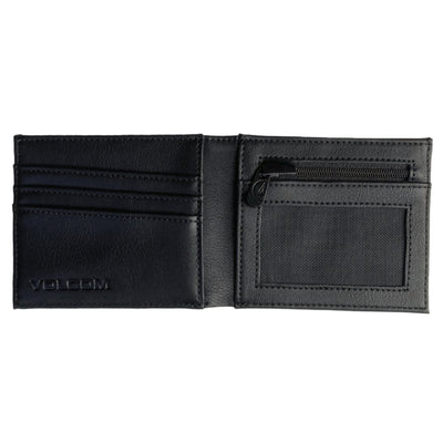 Volcom Slim Stone Wallet - Black