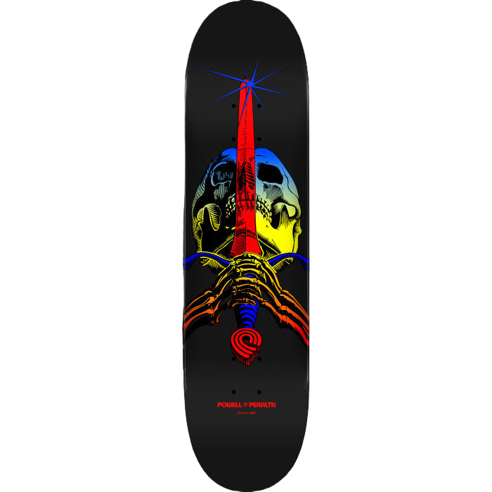 POWELL PERALTA Skull & Sword Fade skateboard deck - Yellow - 9.0