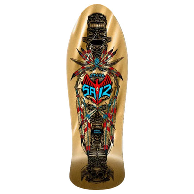 POWELL PERALTA reissue deck - Steve Saiz Totem - Gold Foil